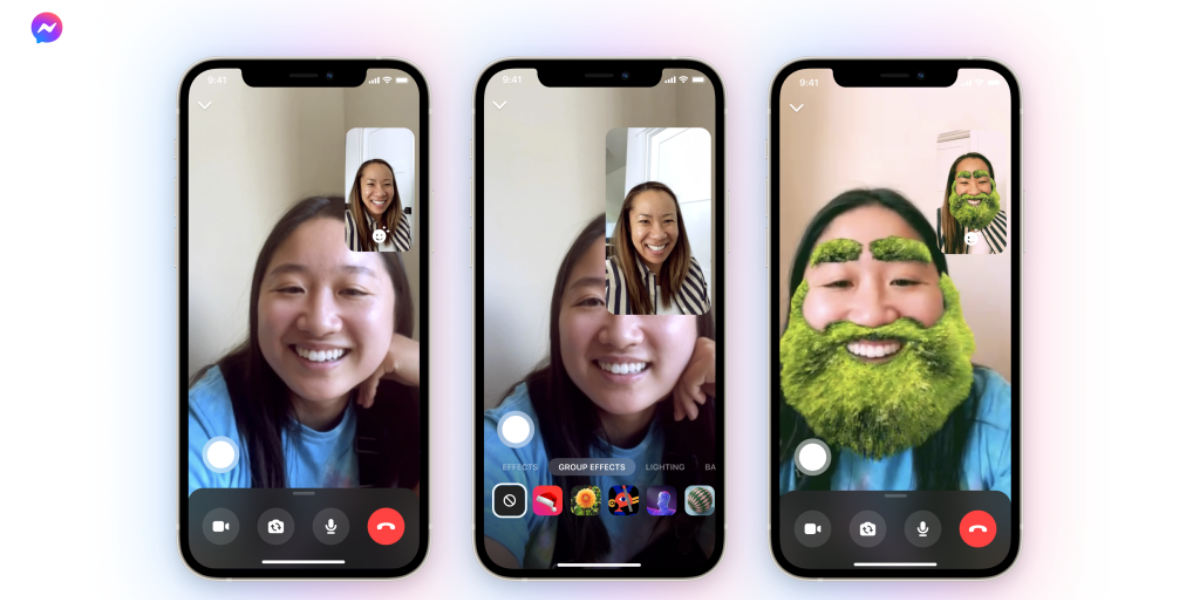 Facebook rolls out filters for group video calls