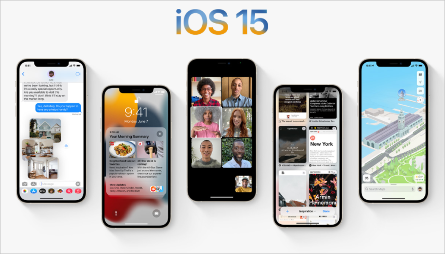 Apple released iOS 15 with Shareplay feature on Monday