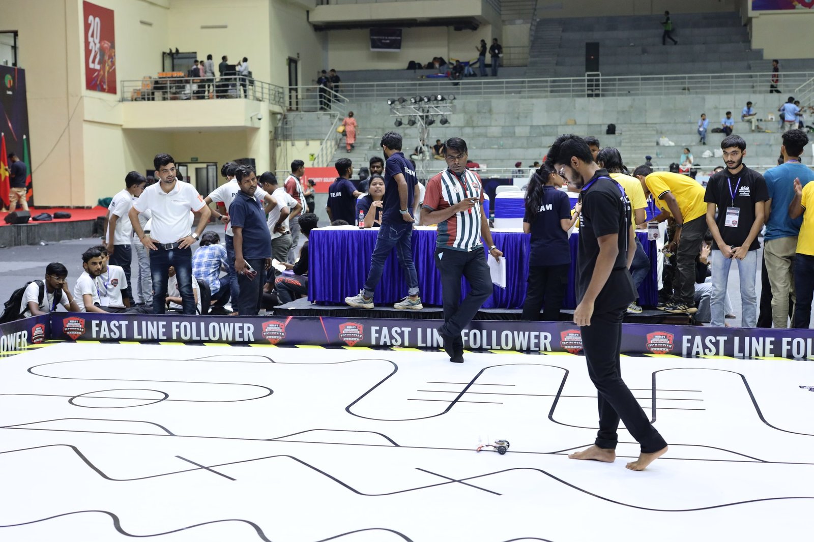 Eastern Bot Alpha Crowned Fastest Line Follower in TechnoXian WRC 7.0 Competition