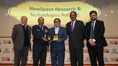 NewSpace Research & Technologies Pvt Ltd Secures “Best Use of AI in Drone” Award at GAISA 4.0