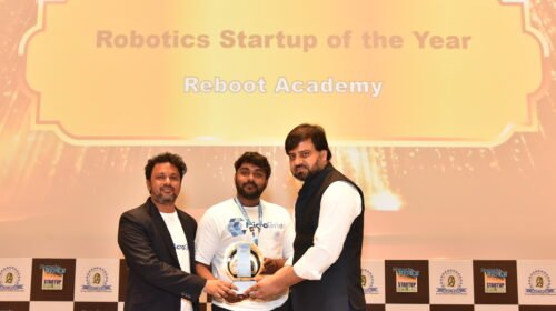 REBOOT ACADEMY Wins Robotics Startup of the Year Award at Startup Mahakumbh 2024