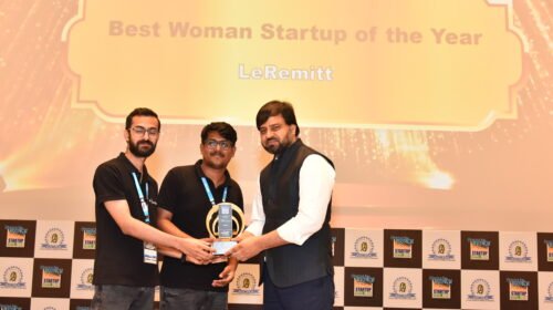 LeRemitt Wins Best Woman Startup of the Year at Startup Mahakumbh 2024