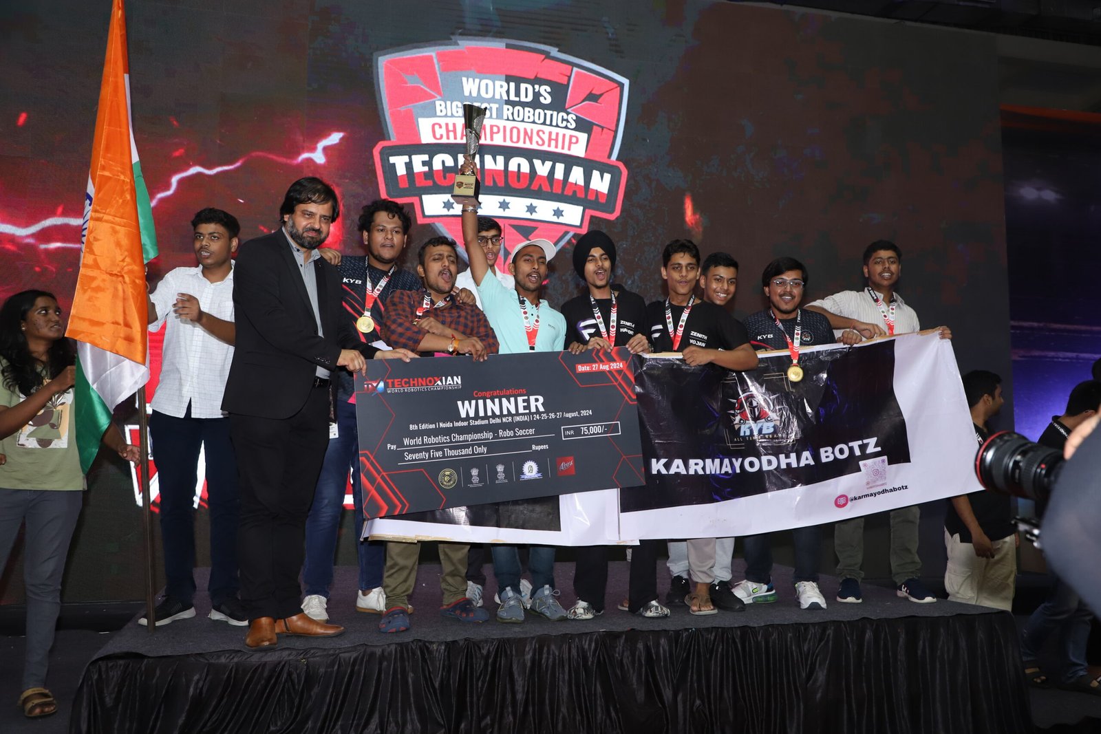 Karma Yodha RoboSoccer Championship at TechnoXian 8.0