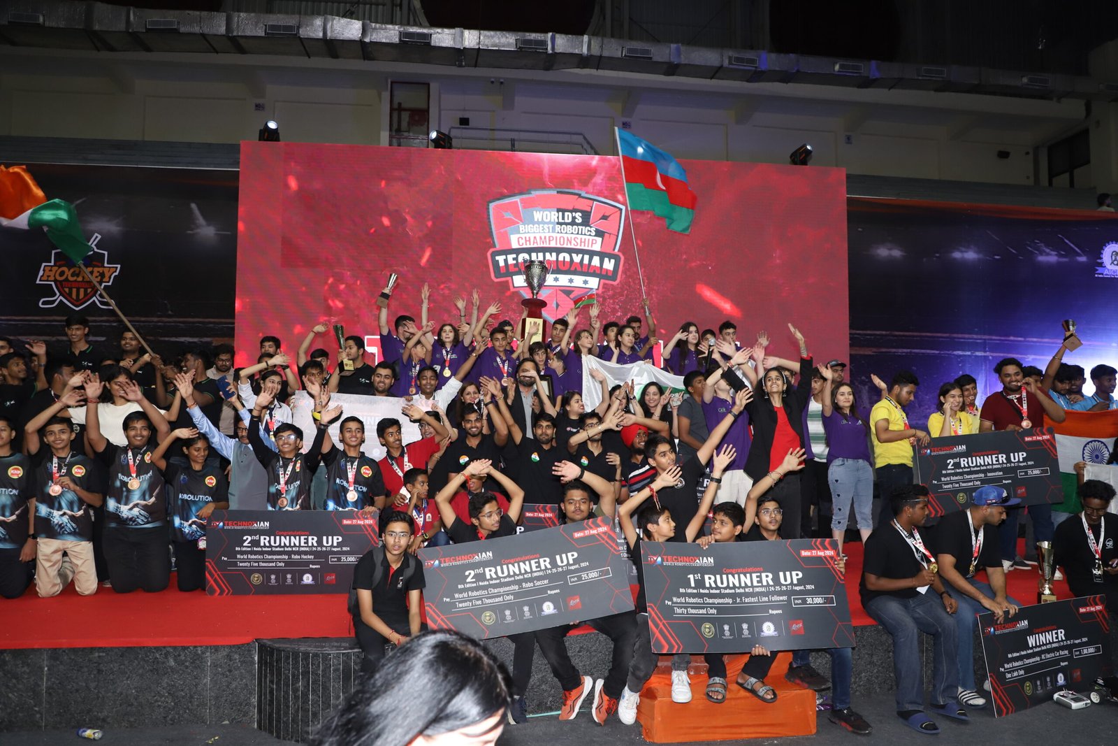 IEM ROBO CLUB emerged as the winner in Innovation Contest Open for All at Technoxian 8.0