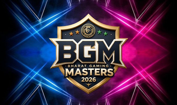 Official logo of Bharat Gaming Masters (BGM) 2026, India's premier national esports championship, featuring a futuristic gaming emblem and bold competitive esports branding.